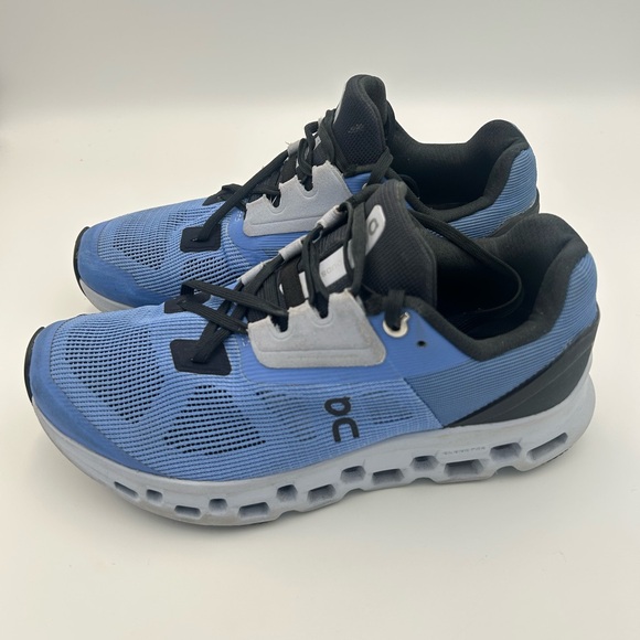 On Running On Cloud Cloudstratus Sneakers Marina Blue & Gray Women’s 7 Cloudtec - Picture 3 of 12